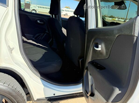ZACNJBAB4LPL50466 2020 JEEP RENEGADE White Вид салону спереду