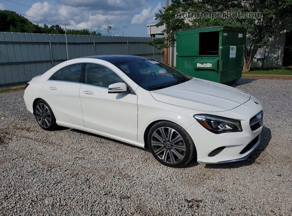WDDSJ4GB8KN765747 2019 MERCEDES-BENZ CLA-CLASS White Դիմացի տեսք