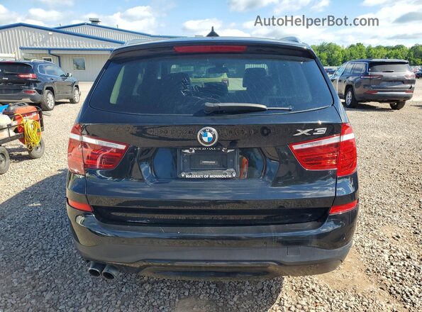 5UXWX9C51H0D99287 2017 BMW X3 Black Widok wnętrza z przodu