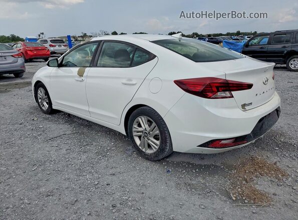 5NPD84LF2KH417109 2019 HYUNDAI ELANTRA White უკანა მარჯვენა
