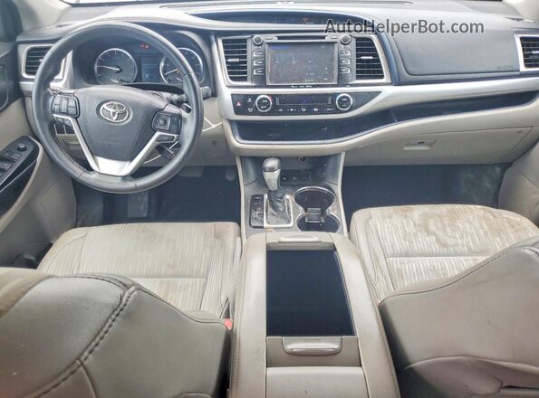 5TDBKRFHXGS307722 2016 TOYOTA HIGHLANDER Silver 