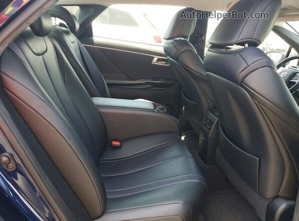 JTDBVRBD3HA001955 2017 TOYOTA MIRAI Blue Rear interior view