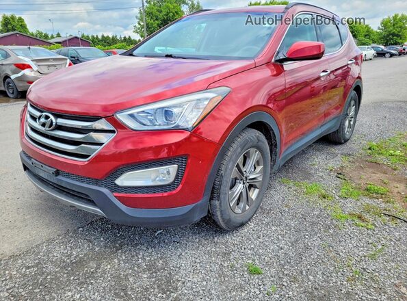 5XYZUDLA1GG361944 2016 HYUNDAI SANTA Red Trasero derecho