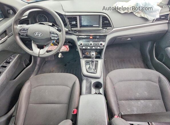 5NPD74LF4LH503980 2020 HYUNDAI ELANTRA Gray Instrument cluster view