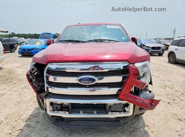 1FTEW1EG1GFA77614 2016 FORD F150 Red Rear view