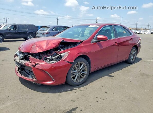 4T1BF1FKXHU703868 2017 TOYOTA CAMRY Red 