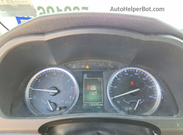 5TDKZRFH5KS555851 2019 TOYOTA HIGHLANDER White უკანა სავარძლების ხედი