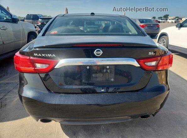 1N4AA6AP8HC376851 2017 NISSAN MAXIMA Black Front interior view