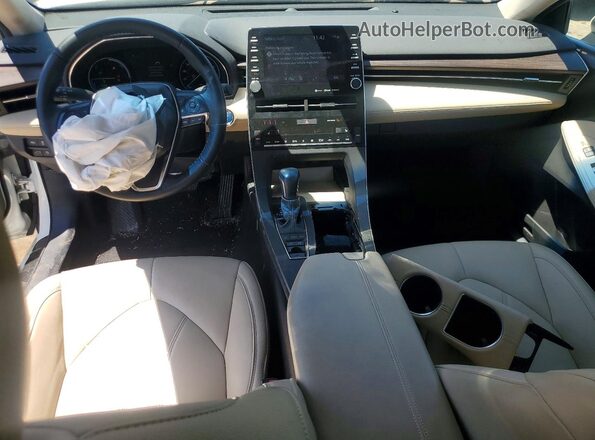 4T1AA1AB4NU014048 2022 TOYOTA AVALON White Vista del cuadro de instrumentos