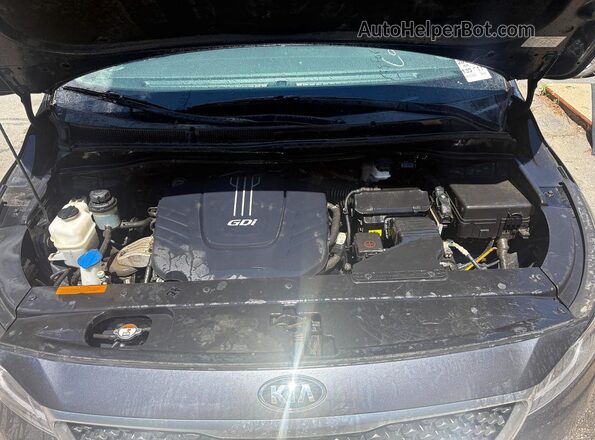 KNDMB5C17J6356389 2018 KIA SEDONA Blue Widok deski rozdzielczej