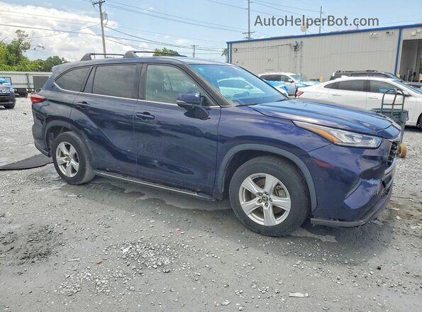 5TDCZRAH1LS005172 2020 TOYOTA HIGHLANDER Blue 