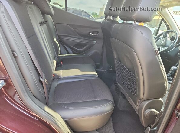 KL4CJ2SB1JB507929 2018 BUICK ENCORE Burgundy Widok komory silnika