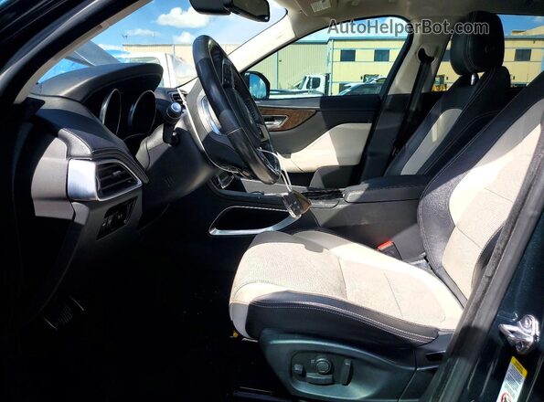 SADCL2BV7HA085292 2017 JAGUAR F-PACE Green წინა პანელის ხედი