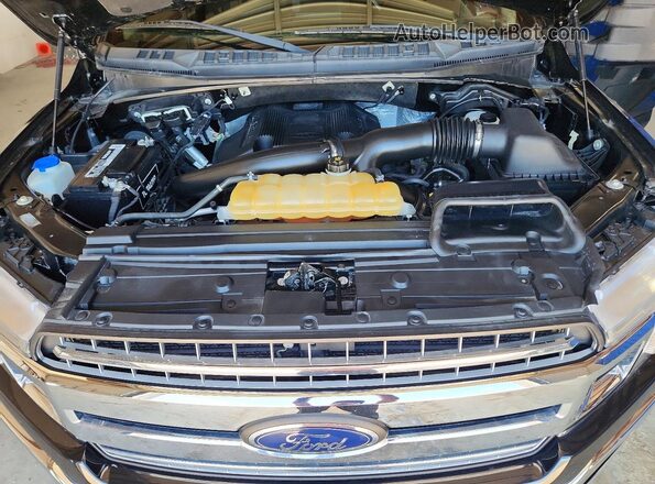 1FTFW1EGXJFB91624 2018 FORD F150 Black Engine compartment view