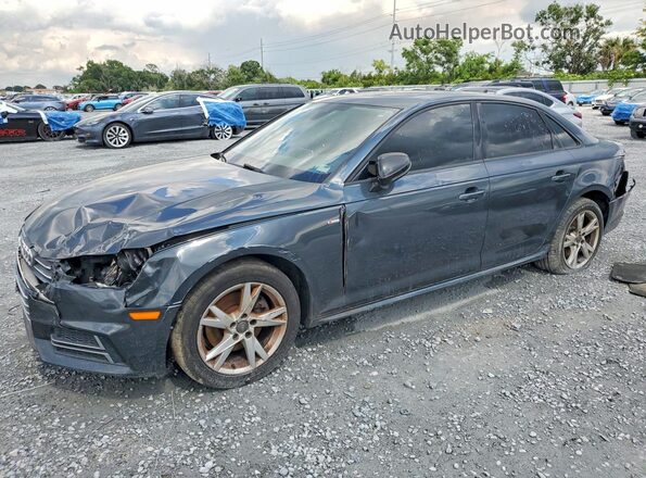 WAUKMAF43JN019978 2018 AUDI A4 Gray 