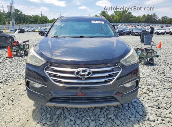 5XYZW4LA6HG464370 2017 HYUNDAI SANTA Black Widok z tyłu