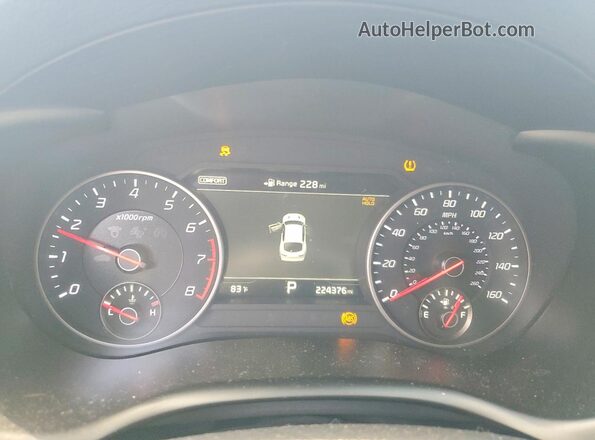 KNAE25LA6J6015292 2018 KIA STINGER Silver 