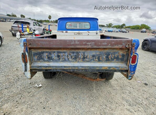 C2545Z120425 1964 CHEVROLET PICKUP Синий Вид салона спереди