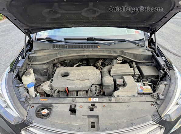 5XYZUDLB4HG408541 2017 HYUNDAI SANTA FE Black 