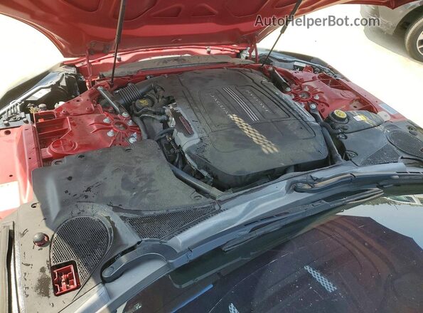 SAJWA6AT1G8K27083 2016 JAGUAR F-TYPE Red Vista del compartimento del motor