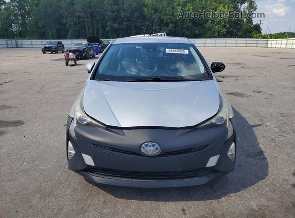 JTDKARFU2G3003169 2016 TOYOTA PRIUS Серебряный Вид сзади