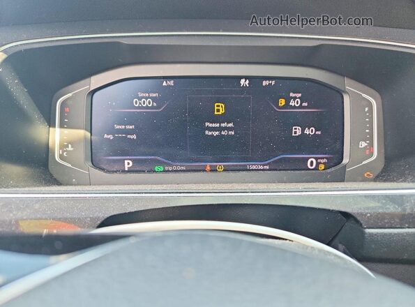 3VV2B7AX7KM200673 2019 VOLKSWAGEN TIGUAN Синий Вид задних сидений