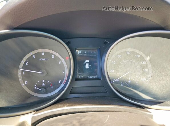 KM8SMDHF7HU176220 2017 HYUNDAI SANTA Brown Vista de los asientos traseros