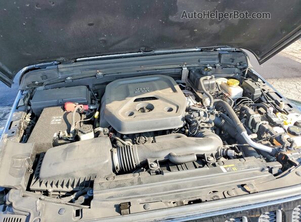1C4HJXEN3JW302393 2018 JEEP WRANGLER Black Widok naklejki z numerem VIN