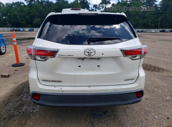 5TDYKRFH4GS136962 2016 TOYOTA HIGHLANDER White 