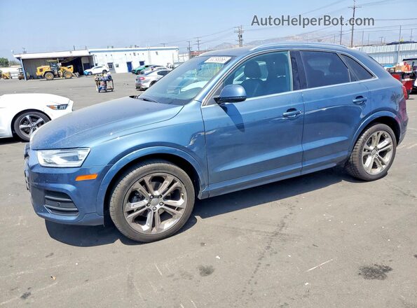 WA1HCCFS9HR008085 2017 AUDI Q3 Blue Rear left
