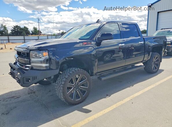 3GCUKSEC1GG313199 2016 CHEVROLET SILVERADO Black უკანა მარცხენა