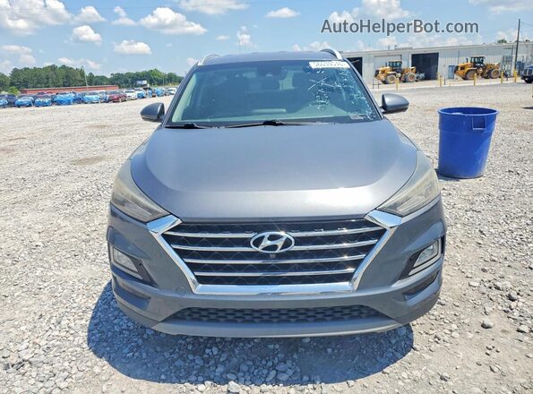 KM8J33AL2KU970350 2019 HYUNDAI TUCSON Gray უკანა ხედი