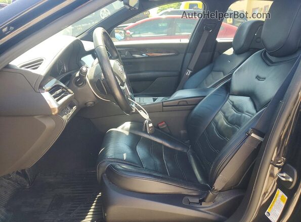 1G6KD5RS1JU157581 2018 CADILLAC CT6 Black წინა პანელის ხედი