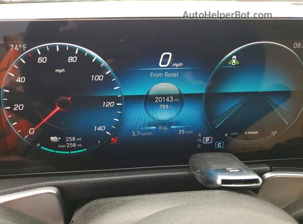W1N9M0CB9PN055464 2023 MERCEDES-BENZ EQB White Հետևի նստատեղերի տեսք