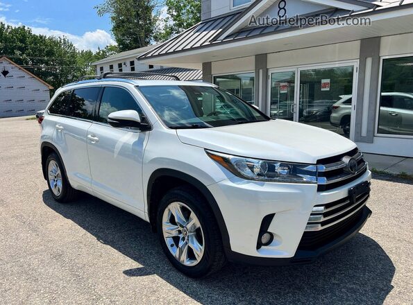 5TDDZRFH2JS908604 2018 TOYOTA HIGHLANDER White Trasero izquierdo