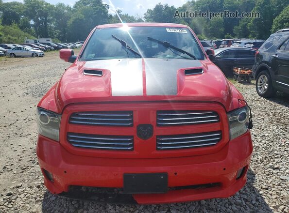 1C6RR7MT6GS219187 2016 RAM 1500 Red Հետևի տեսք