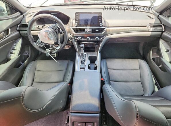 1HGCV1F38NA070239 2022 HONDA ACCORD Синий Вид щитка приборов