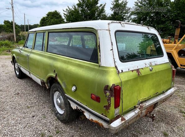 CCE262F161542 1972 CHEVROLET SUBURBAN Green Передня права чверть