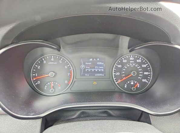 5XXGT4L31HG163043 2017 KIA OPTIMA Blue უკანა სავარძლების ხედი
