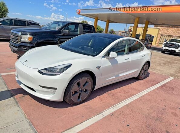 5YJ3E1EA0KF431223 2019 TESLA MODEL White Հետևի աջ