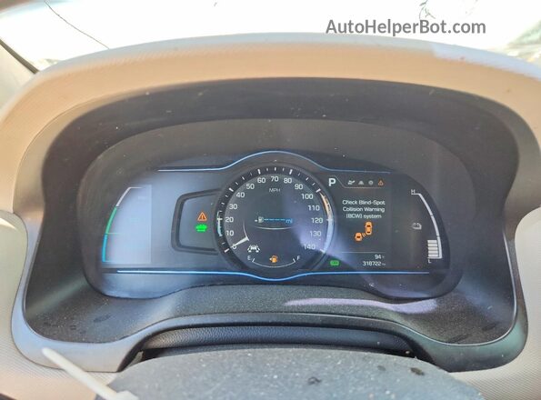 KMHC75LC2KU120269 2019 HYUNDAI IONIQ White 