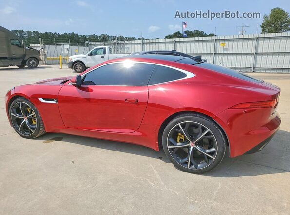 SAJWA6AT1G8K27083 2016 JAGUAR F-TYPE Red Trasero derecho