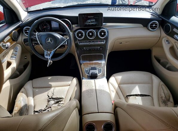 WDC0G4JB3GF109394 2016 MERCEDES-BENZ GLC-CLASS Red Вид щитка приладів