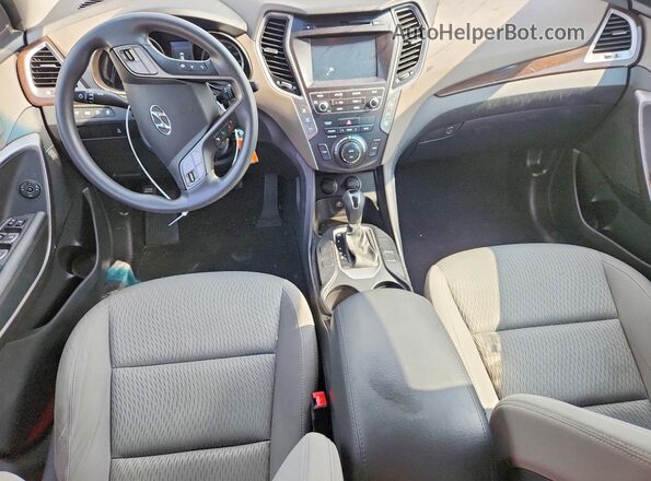 KM8SMDHF1HU206067 2017 HYUNDAI SANTA Белый 