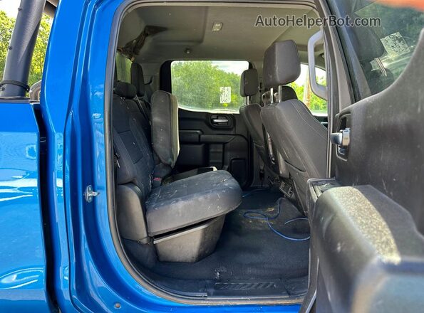 3GCPDCED2NG517352 2022 CHEVROLET SILVERADO Blue წინა პანელის ხედი
