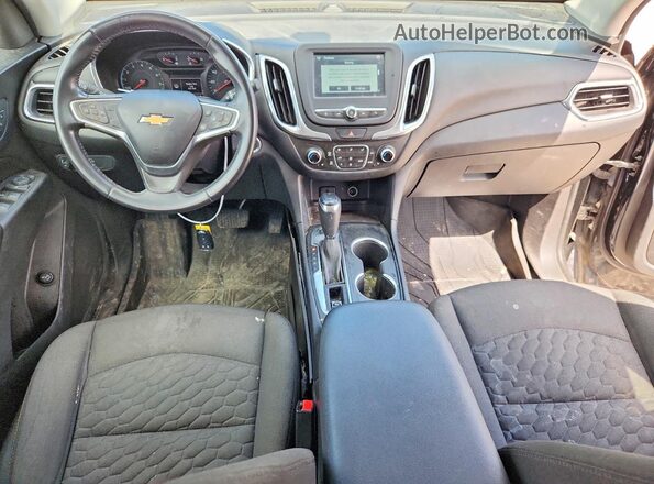 2GNAXTEX2J6343321 2018 CHEVROLET EQUINOX Черный Вид щитка приборов