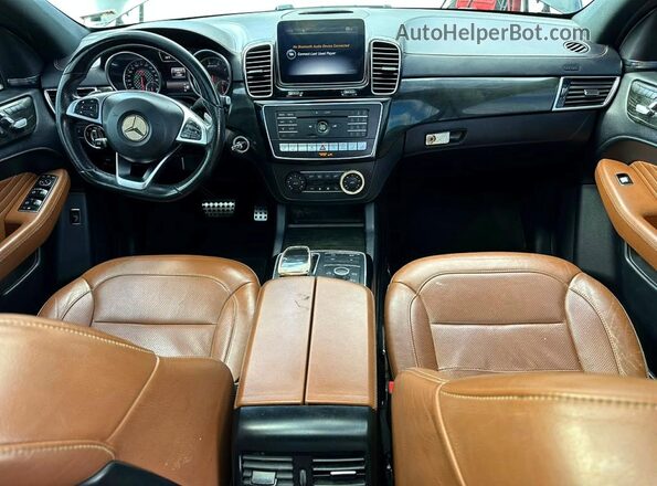 4JGED6EB8KA153158 2019 MERCEDES-BENZ GLE-CLASS Black წინა პანელის ხედი