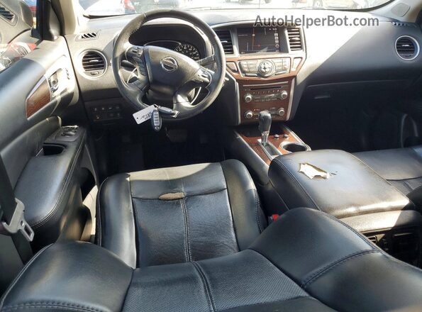 5N1DR2MN3HC607993 2017 NISSAN PATHFINDER Gray ხელსაწყოთა პანელის ხედი