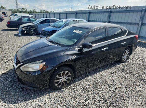 3N1AB7AP6HY381683 2017 NISSAN SENTRA Black 