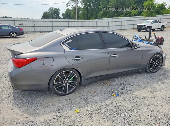 JN1EV7AP0HM731790 2017 INFINITI Q50 Gray Przód prawy